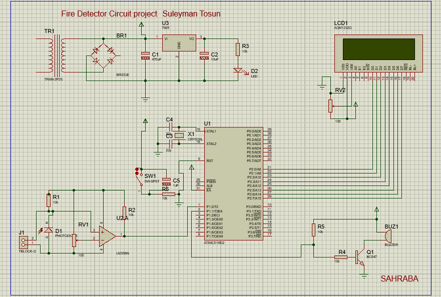 Fire/smoke detector alarm project – SAHRABA